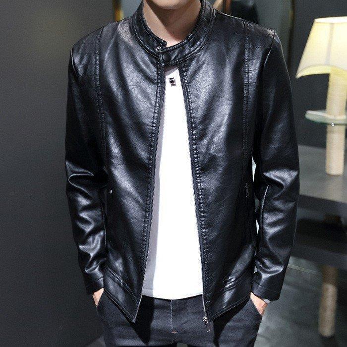流行に 秋冬アウター 大きめ ショート丈 メンズ レザージャケット ライダースジャケット 新作 革ジャン 大きめ 黒 ブラック 秋冬アウター Pu革 無地 フェイクレザージャケット ショート丈 レザージャケット メンズ ジャケット Vehicleadminservices Com