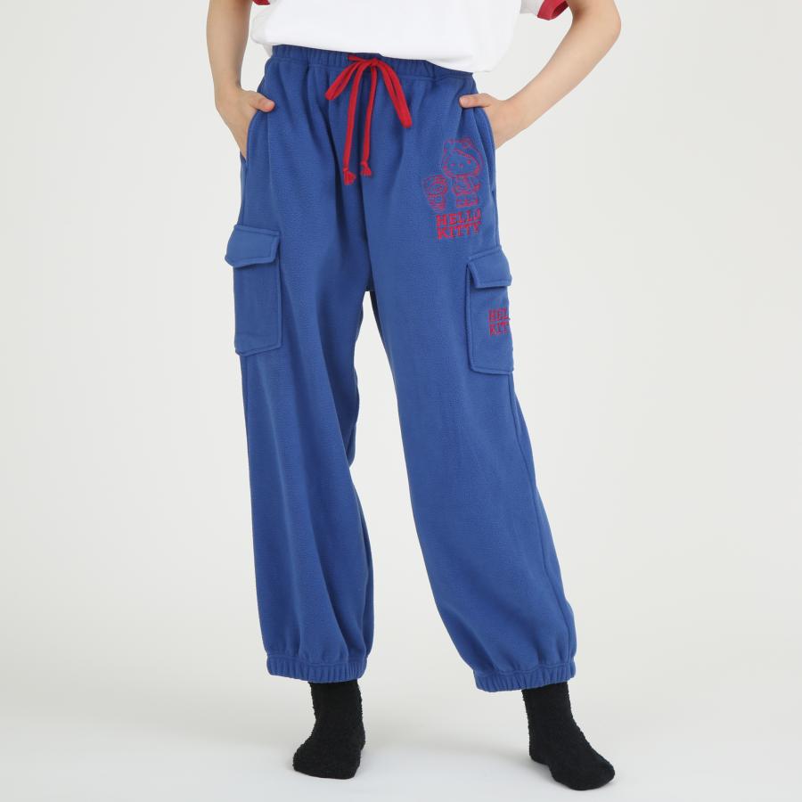 openyy キティカーゴパンツ ハローキティ SAZAC サザック SAN-1862 フリースカーゴパンツ 冬用