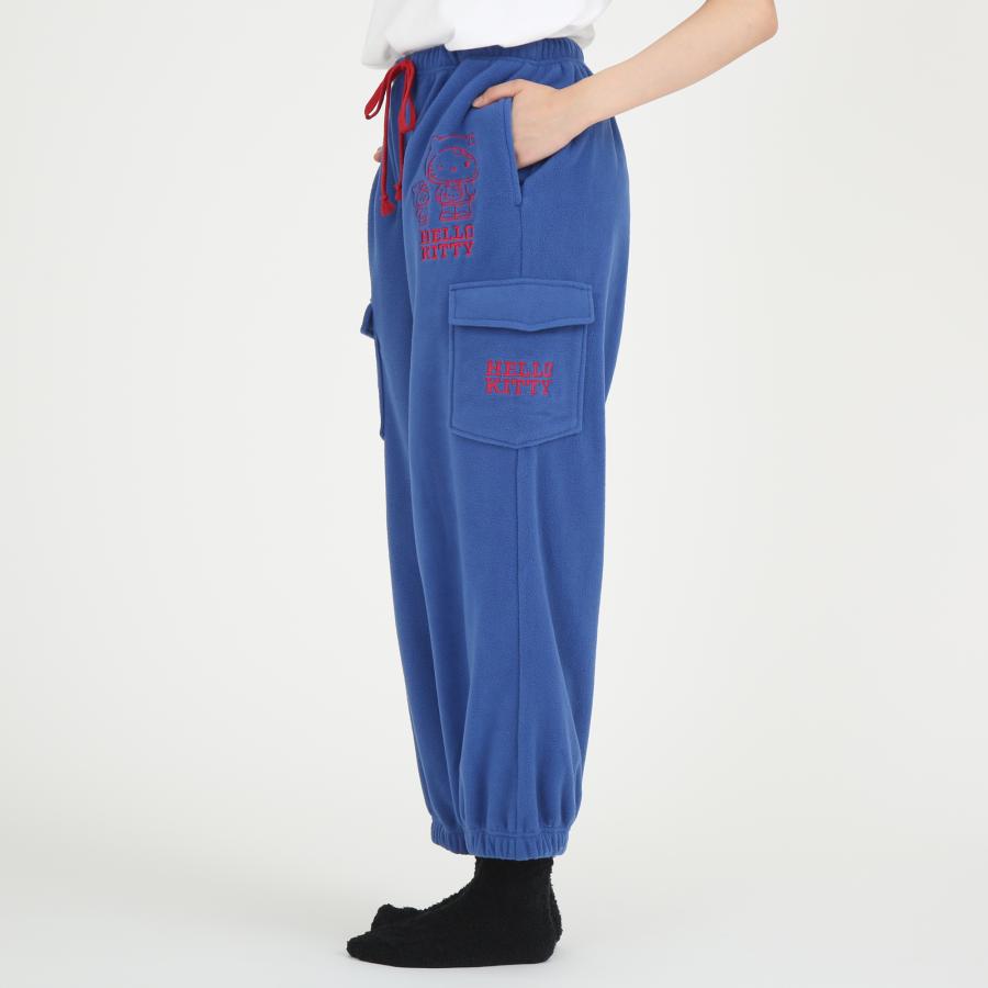 ハローキティ SAZAC サザック SAN-1862 フリースカーゴパンツ 冬用