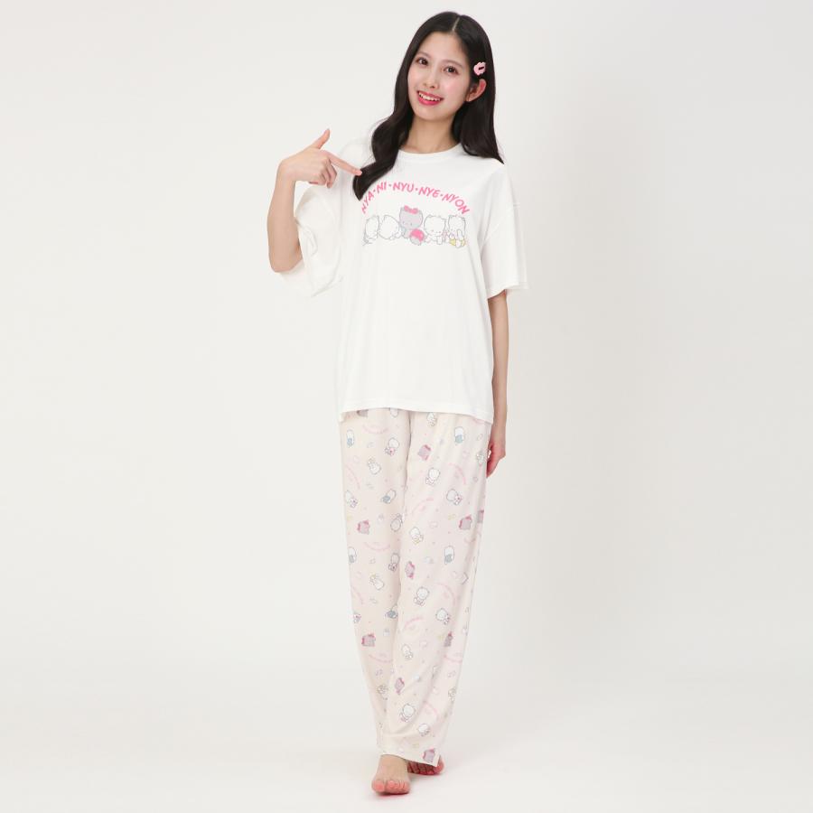 ルームウェア・パジャマ Neconeco sanrio（サンリオ） SAZAC サザック SAN-2030 ニャニィニュニェニョン
