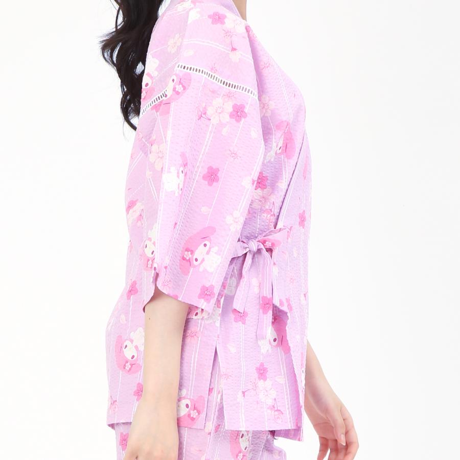 【新商品】SAZAC サザック SAN-2048 マイメロディ 桜柄甚平 ルームウェア 部屋着 | マイメロディ | 09