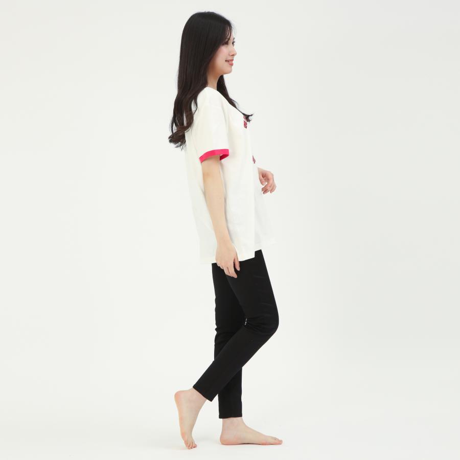 SAZAC サザック SAN-2060 レトロハローキティリンガーＴシャツ ルームウェア 部屋着 | ハローキティ | 06