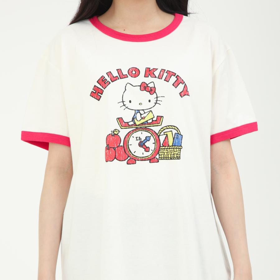 SAZAC サザック SAN-2060 レトロハローキティリンガーＴシャツ ルームウェア 部屋着 | ハローキティ | 07