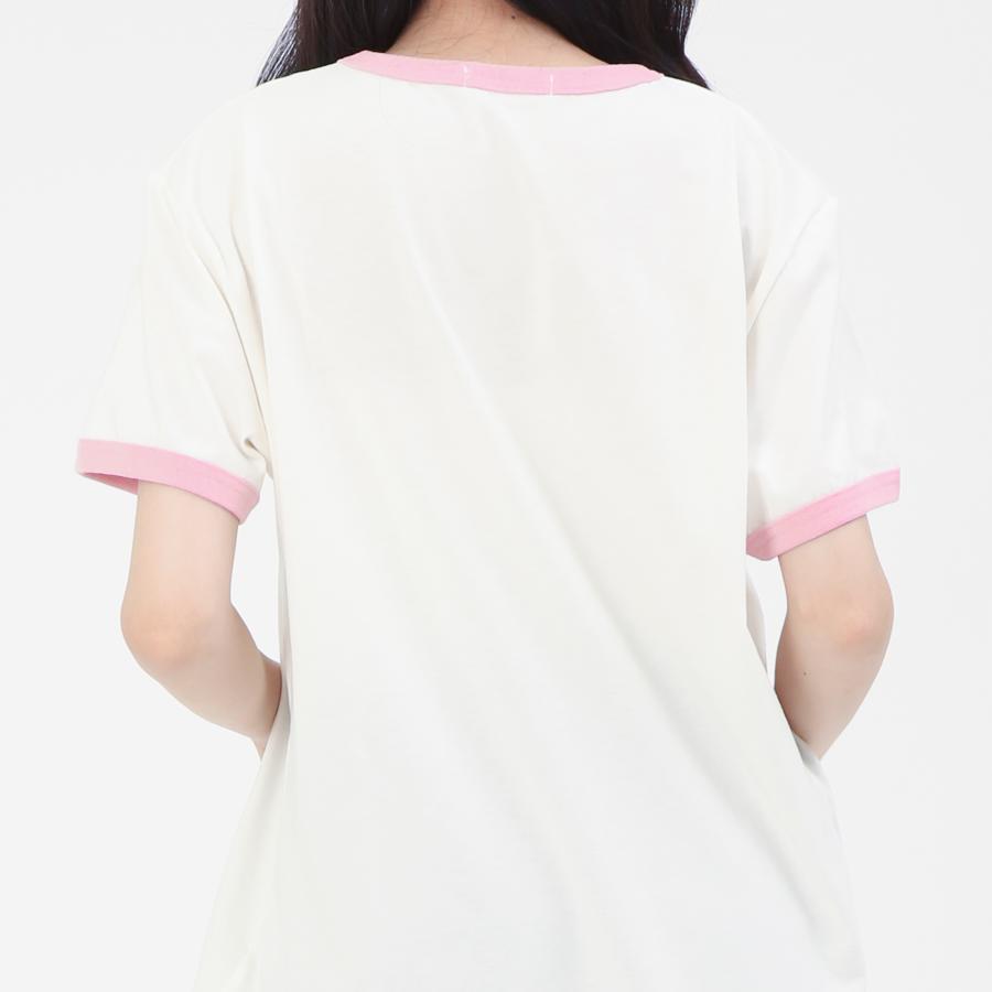 SAZAC サザック SAN-2061 しくしくマイメロディリンガーＴシャツ ルームウェア 部屋着 | マイメロディ | 09