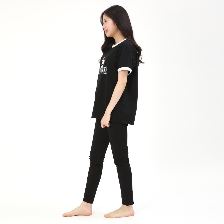 SAZAC サザック SAN-2062 ちょこんとおすわりクロミリンガーＴシャツ ルームウェア 部屋着 | クロミ | 04