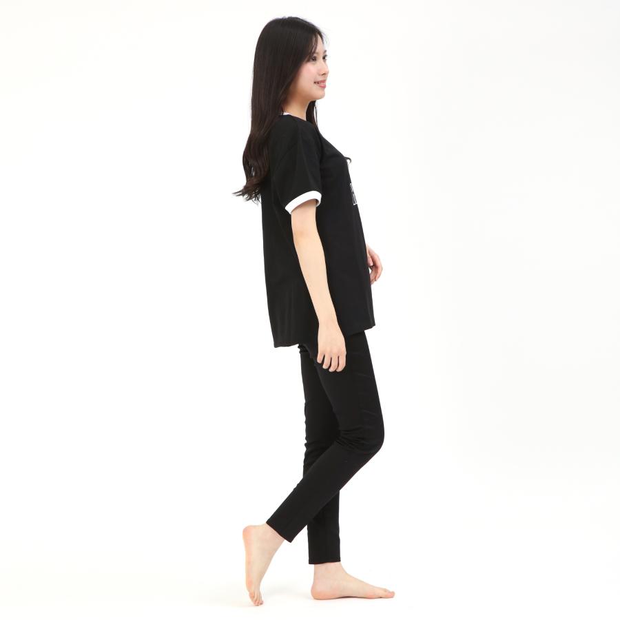 SAZAC サザック SAN-2062 ちょこんとおすわりクロミリンガーＴシャツ ルームウェア 部屋着 | クロミ | 06