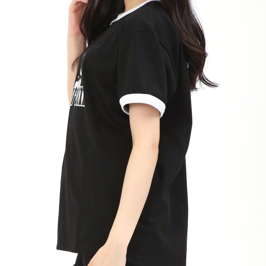 SAZAC サザック SAN-2062 ちょこんとおすわりクロミリンガーＴシャツ ルームウェア 部屋着 | クロミ | 08