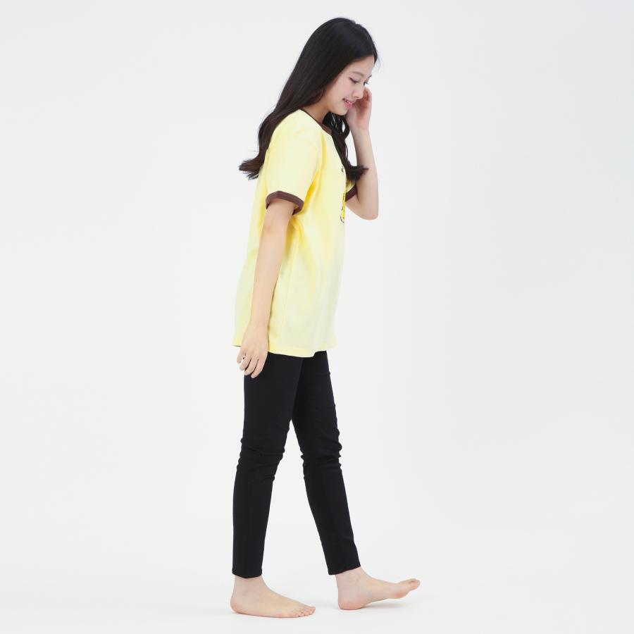 SAZAC サザック SAN-2063 むぎゅっとポムポムプリンリンガーＴシャツ ルームウェア 部屋着 | ポムポムプリン | 07