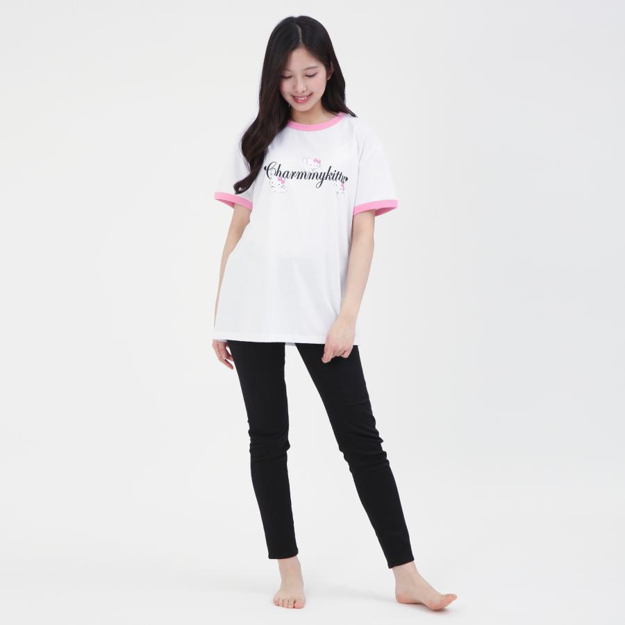 SAZAC サザック SAN-2064 あっちこっちチャーミーキティリンガーＴシャツ ルームウェア 部屋着 | sanrio | 04