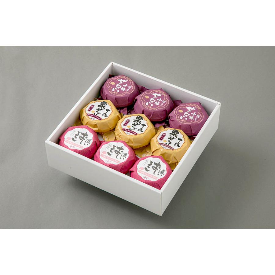 おしるこ・ぜんざい3種セット 9個入（3種×3個） 常温品 ギフト お歳暮