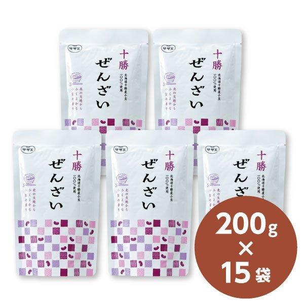レトルト十勝ぜんざい200ｇ×15個入（常温品配送）　 | 