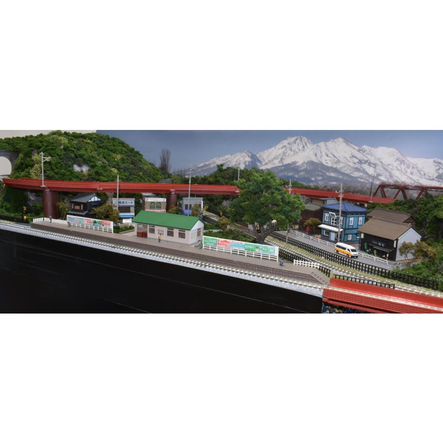鉄道模型 ジオラマレイアウト Nゲージ用 単線150x65cm 川のある 鉄道模型 ジオラマレイアウト Nゲージ用 単線150x65cm 川のある