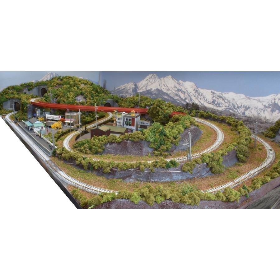 鉄道模型 ジオラマレイアウト Nゲージ用 単線120x60cm 8の字 鉄道模型 ジオラマレイアウト Nゲージ用 単線120x60cm 8の字