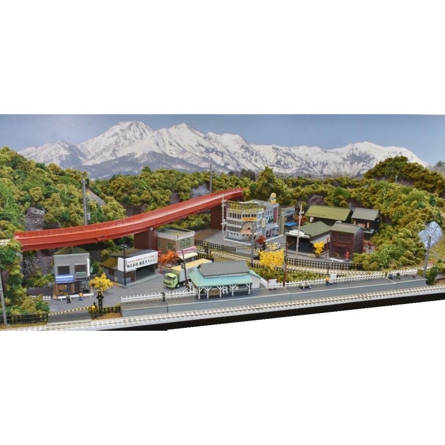 鉄道模型 ジオラマレイアウト Ｎゲージ用　単線120x60cm 8の字立体交差 ※DCフィーダー付属｜sazan33｜03