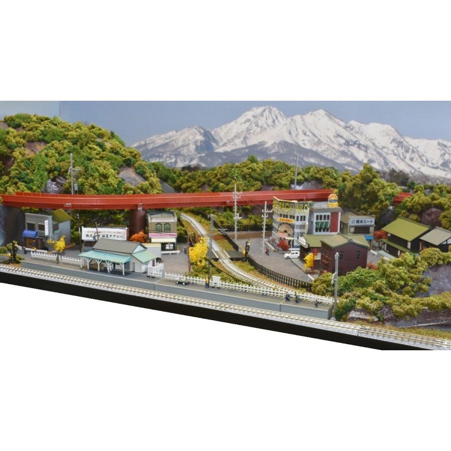 鉄道模型 ジオラマレイアウト Ｎゲージ用　単線120x60cm 8の字立体交差 ※DCフィーダー付属｜sazan33｜05