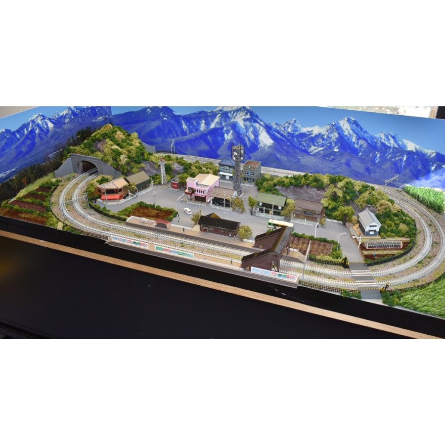 鉄道模型 ジオラマレイアウト ｎゲージ用 複線1x60cm 山間の街 Dcフィーダー付属 コレクターズショップサザン 通販 Yahoo ショッピング