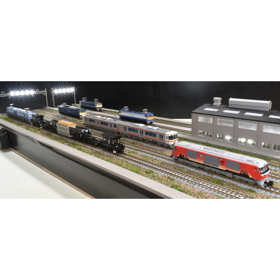 トミックス 鉄道模型 ジオラマ 展示台 Nゲージ用(6線路)複線機関庫＆4