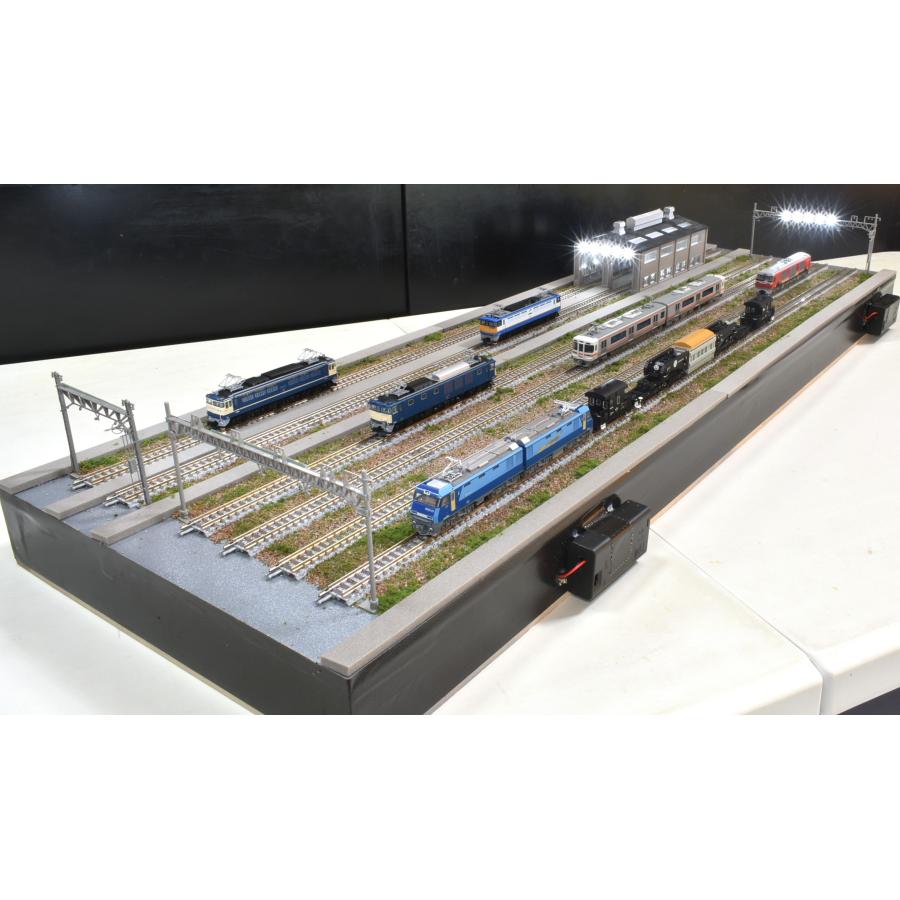 トミックス 鉄道模型 ジオラマ 展示台 Nゲージ用(6線路)複線機関庫＆4