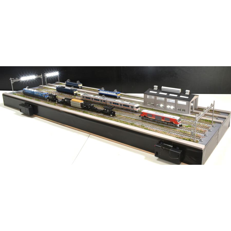 トミックス 鉄道模型 ジオラマ 展示台 Nゲージ用(6線路)複線機関庫＆4