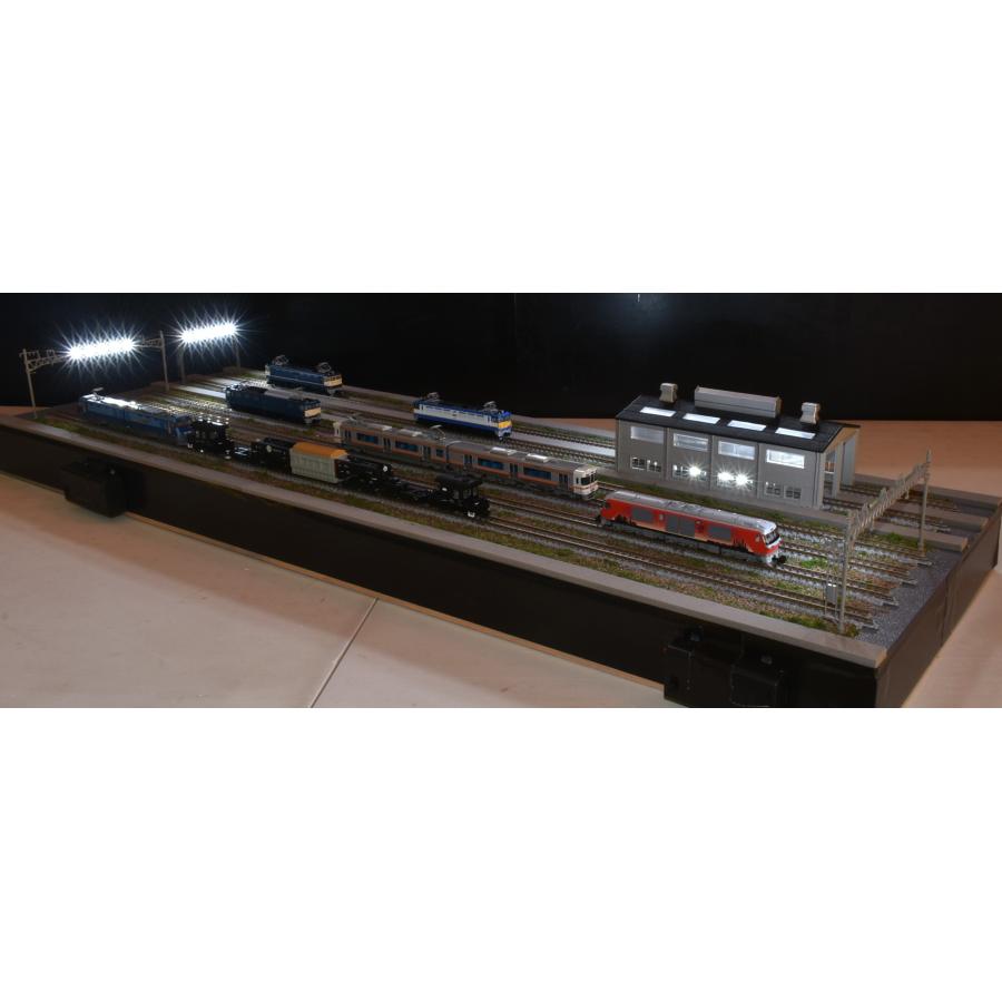 トミックス 鉄道模型 ジオラマ 展示台 Nゲージ用(6線路)複線機関庫＆4