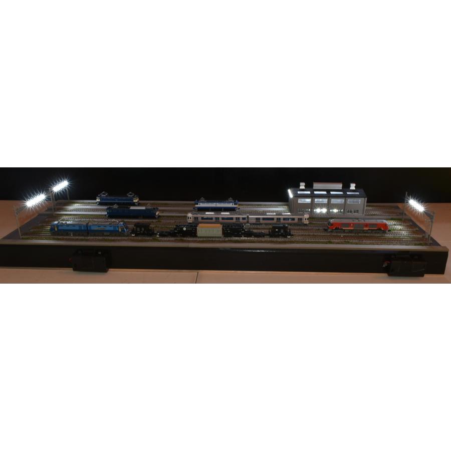 トミックス 鉄道模型 ジオラマ 展示台 Nゲージ用(6線路)複線機関庫＆4