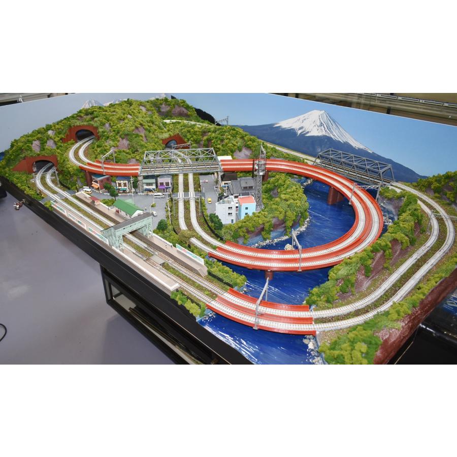 トミックス 鉄道模型 ジオラマレイアウト Nゲージ用 複線 トミックス 鉄道模型 ジオラマレイアウト Nゲージ用 複線