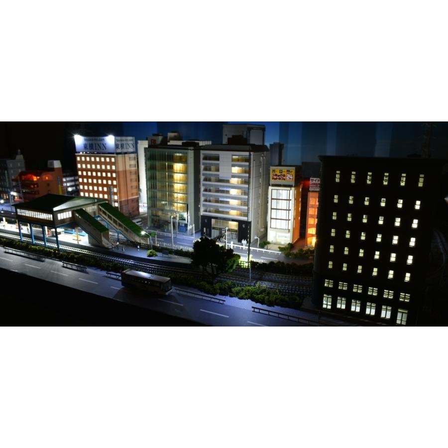 鉄道模型 ジオラマレイアウト Ｎゲージ用 複線150x90cm 都会の風景 ※豪華照明 DCフィーダー内側外側付属  :TOKAI1:コレクターズショップサザン - 通販 - 