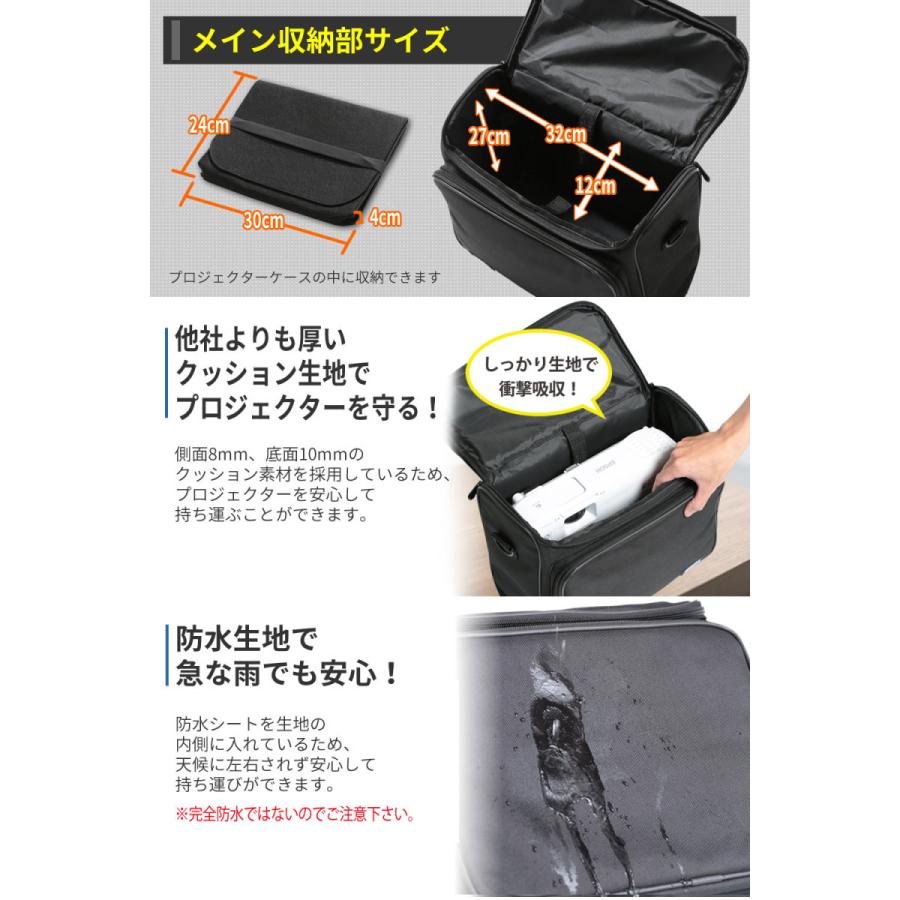 エプソン対応プロジェクターケース 耐衝撃キャリングケース 収納 エプソン対応プロジェクターケース 耐衝撃キャリングケース 収納