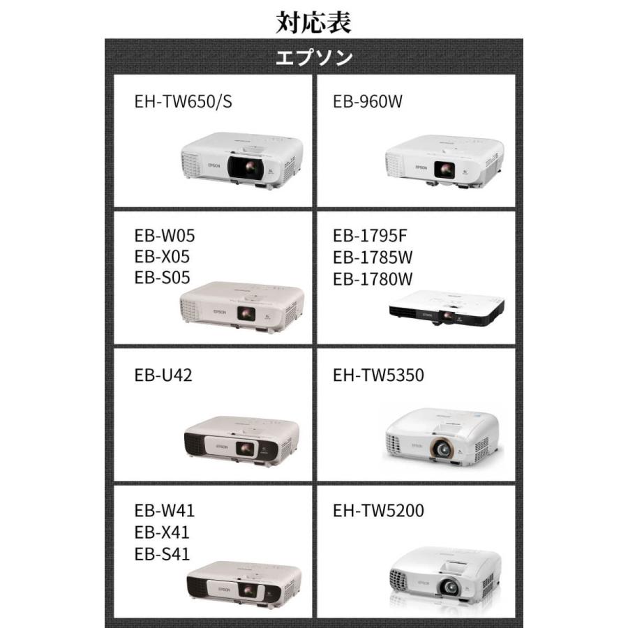 エプソン対応プロジェクターケース 耐衝撃キャリングケース 収納力アップモデル　EB-W06、EB-X06、EB-E01など対応｜sazanami-store｜08