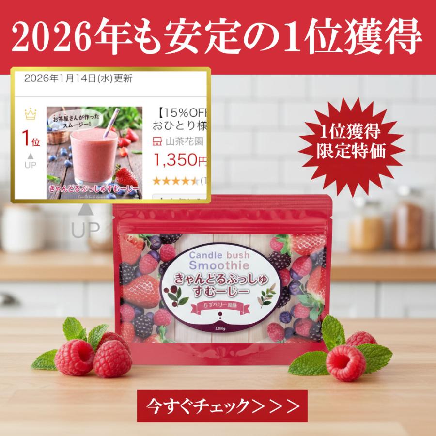 サイリウム スムージー 180g 約30日分(ミックスベリー味) キャンドル