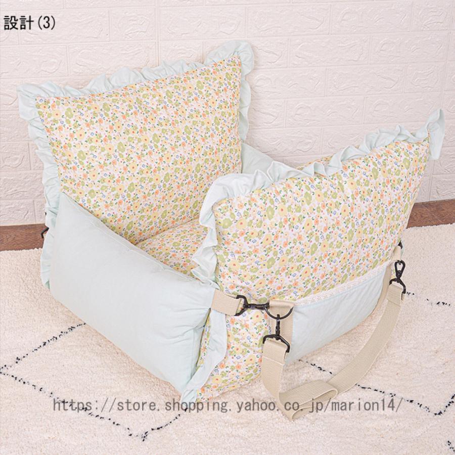 ドライブベッド ペット用 ドライブボックス 車用ペットシート 中小型犬 犬 車 車載用ソファー 飛び出し防止 車酔い防止 ペットクッション 春夏秋冬 柔らかい 