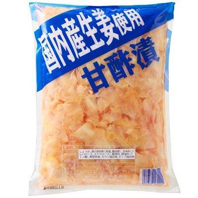 （人気激安） 通販 国産生姜使用 甘酢しょうが 平切 1kg comentage.com comentage.com