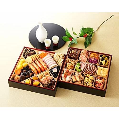 あなたにおすすめの商品 琴都音 トオカツフーズ 冷凍おせち 12月30日お届け 32品目 2 3人前 二段重 八寸和洋 おせち料理