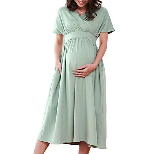 一番安い通販 Sweet Mommy マタニティパジャマ ワンピース ルームウェア 授乳服 シルキーコットン カシュクールタイプ リラック 高級品販売 Oligos Jatimprov Go Id