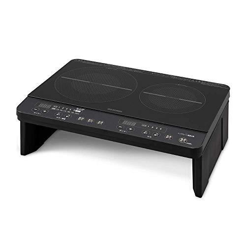 大人女性の 1400w 工事不要 Ihクッキングヒーター 2口 アイリスオーヤマ Ohyama アイリスオーヤマ Iris 100v Ihk W13s B ブラック 脚付き Ih 電磁調理器 Michaeldparry Com