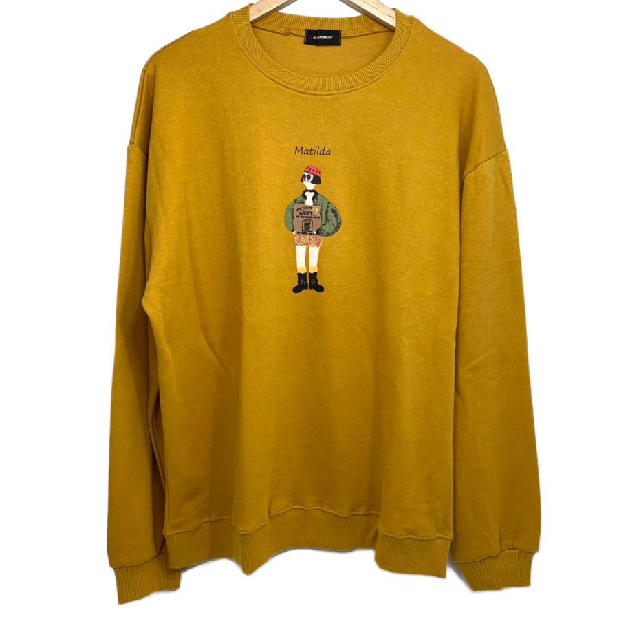 レオンマチルダ ロンt Tシャツ メンズ トレーナー スウェット 長袖 ビッグシルエット オーバーサイズ イラスト ストリート 映画 Rzte 003 Stokedbase 通販 Yahoo ショッピング