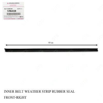Mitsubishi Mirage Spacestar 2012 2018のための前部Rhの内側のウェザーストリップのドアベルト