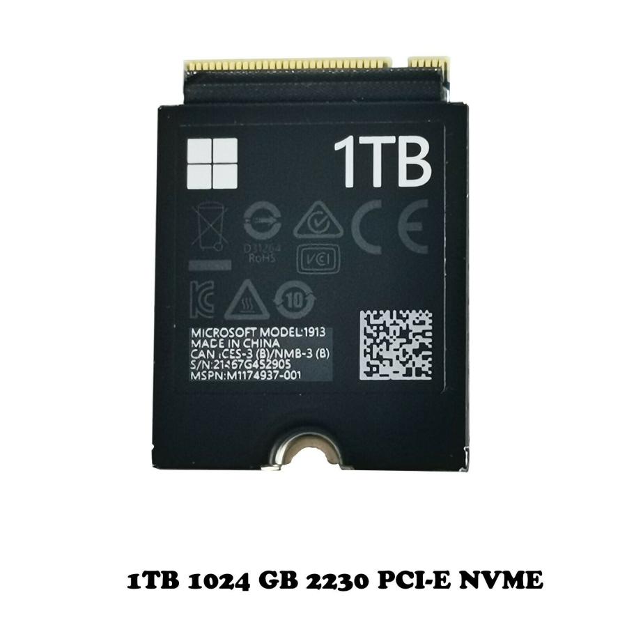 WD PC SN530 NVME M.2 1TB SSDアップグレードMicrosoft Surface Pro X 7+ 8ラップトップ3＆4 124974940294sb18ショップ