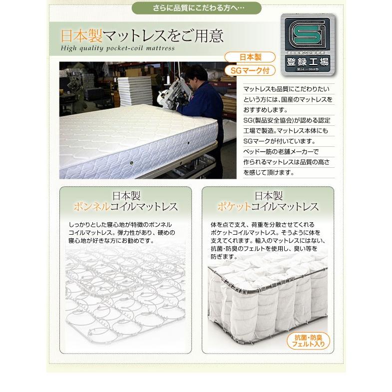 匿名！送料無料！ ベッド シングル ローベッド フロアベッド 連結 Joint Wide ジョイントワイド 日本製ボンネルコイルマットレス付き シングルベッド 【KUE1293159076】(46684円)