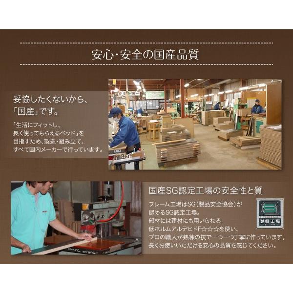 【希少品】 ベッド セミダブル 連結ベッド Familiebe 日本製ポケットコイルマットレス付き セミダブルサイズ セミダブルベッド ベット 【J1597750436】(57680円)