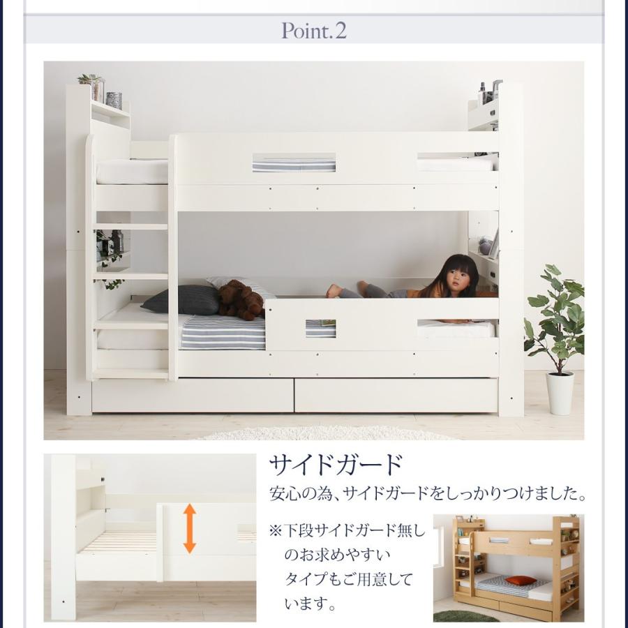 新春SALE！ スリム2段ベッド Whenwill ウェンウィル 薄型軽量ボンネルコイルマットレス付き スタンダード クイーン 【FKP1787799266】(64541円)