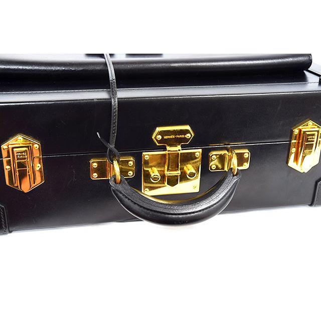 HERMES キリウス2 ブラック エルメス キリウス/シンプルなクラッチと