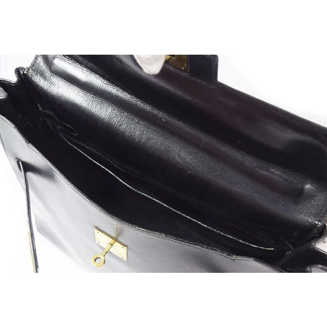 HERMES（エルメス） サックアクロア 黒 ボックスカーフ G金具 P刻印