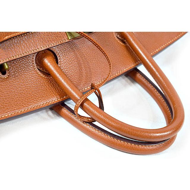 エルメス　オータクロア40　トワル×フィヨルド　マロン×ナチュラル　□G刻印　G金具 コンビ HERMES 本物 sbbt｜sbbt｜04