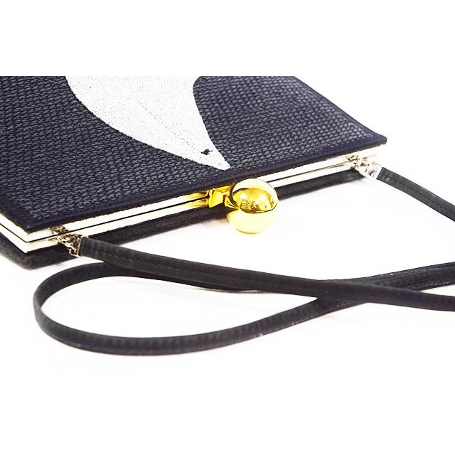 エルメス　サックアマリース　黒　オットセイ　ドブリス×スパンコール×ビーズ　〇U刻印　ショルダーバッグ HERMES 本物 up sbbt | HERMES | 06