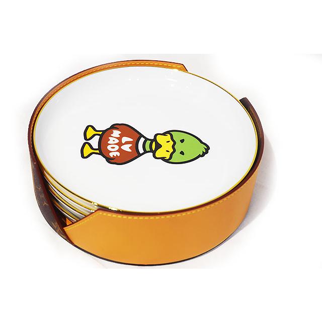 ルイヴィトン NIGOコラボ セット4アシェット GI0729 プレート 皿 4枚