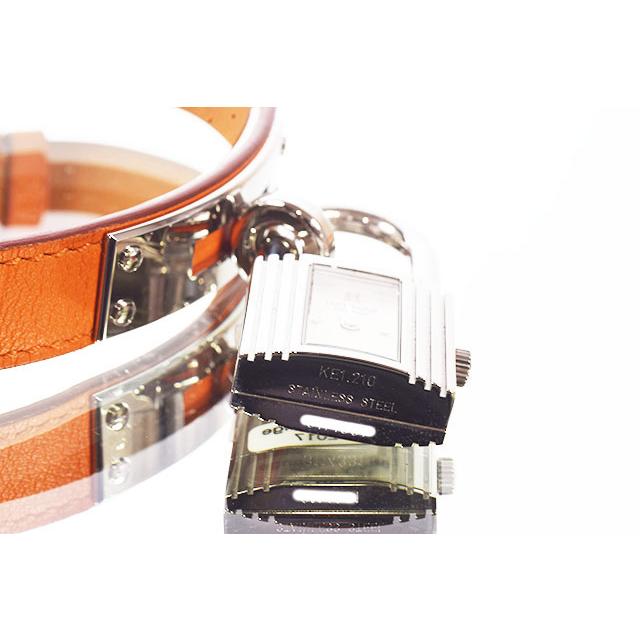 エルメス HERMES ケリーウォッチ KE1.210 エルメス ケリーウォッチ KE1.210 オレンジ レディース 時計