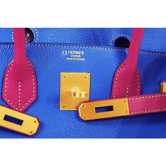 Birkin エルメス バーキン30 パーソナルオーダー ブルー×ローズ