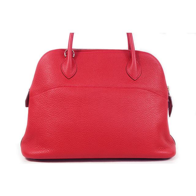 エルメス　ボリード31　ルージュカザック　トリヨン クレマンス　S金具　Ｔ刻印　赤　Rouge casaque HERMES 本物 新同 sbbt | ボリード | 01