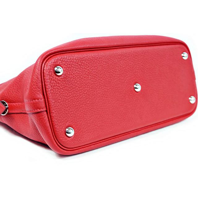 エルメス　ボリード31　ルージュカザック　トリヨン クレマンス　S金具　Ｔ刻印　赤　Rouge casaque HERMES 本物 新同 sbbt | ボリード | 02